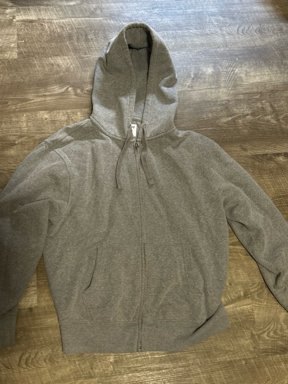 Old Navy Men's Gray Full-Zip Hoodie Jacket